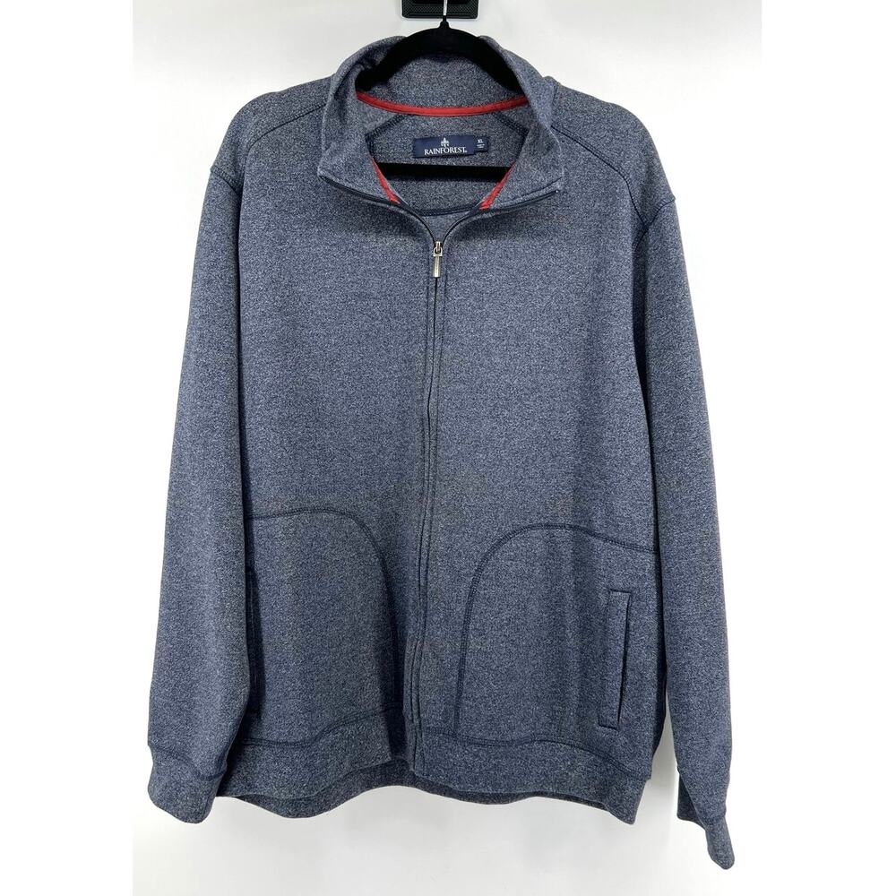 Rainforest Full Zip Sweatshirt Jacket | Men’s XL | Gray